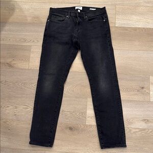 Frame Denim Black Slim Jeans Classic Style